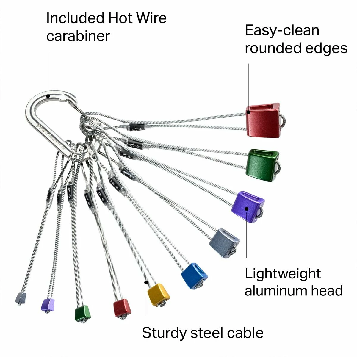 Black Diamond Passive Protection Stopper Set #4 13 2 Black Diamond Passive Protection Stopper Set #4 13 - Image 2