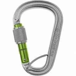 Edelrid Carabiners HMS Bruce Steel Screw FG Locking Carabiner